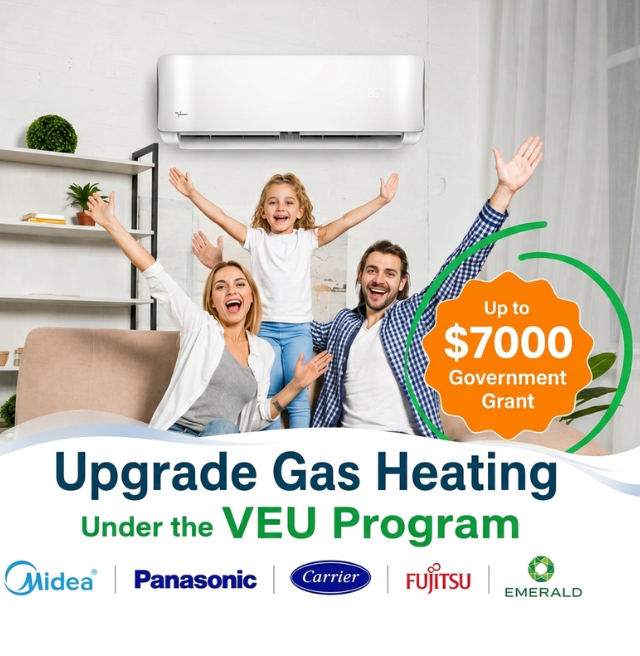 Ducted heating and cooling installation in Melbourne under the VEU Program